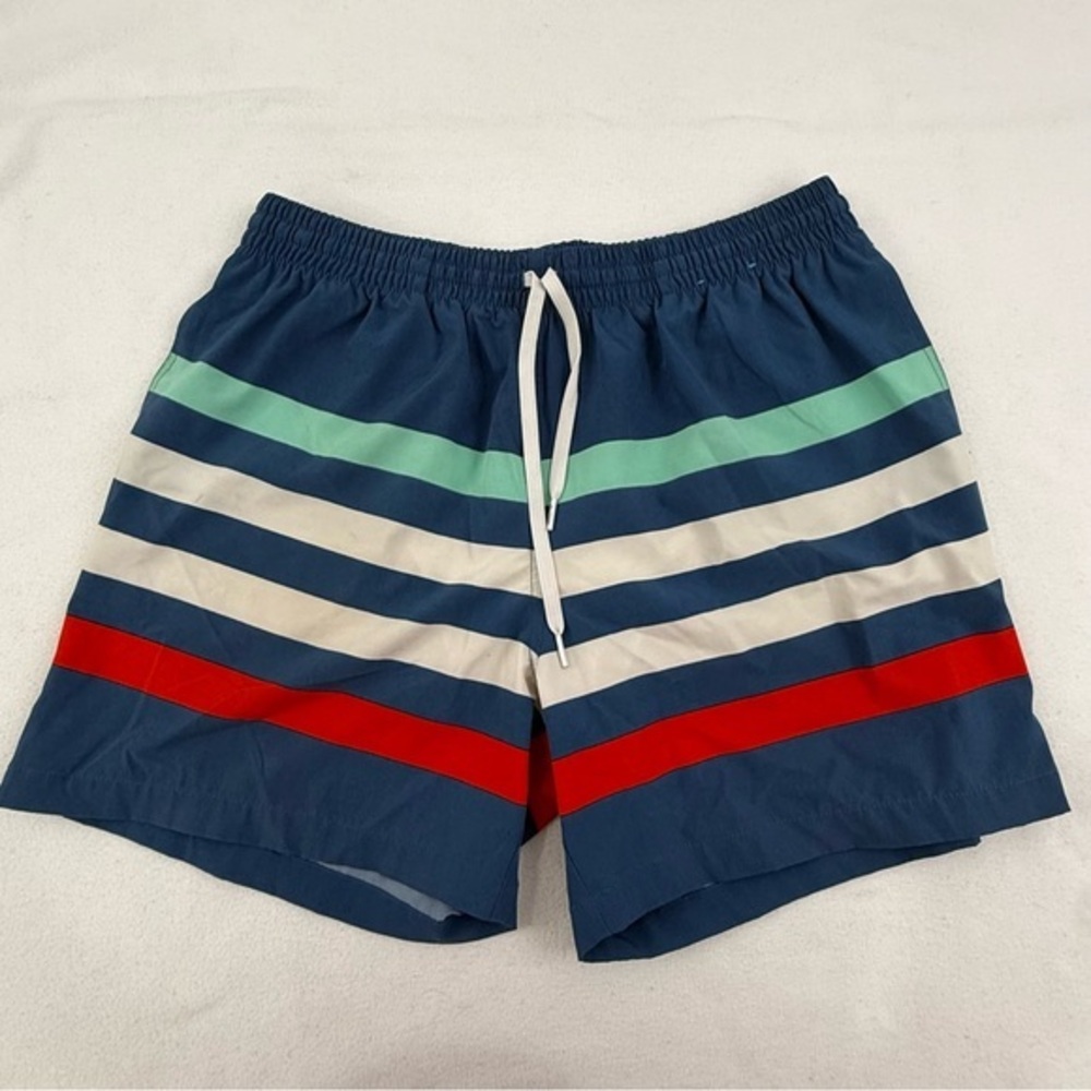 Chubbies Swim Trunks Striped Large